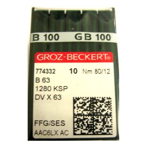 Игла Groz-beckert DVx63 FFG/SES (Bx63) № 60/8