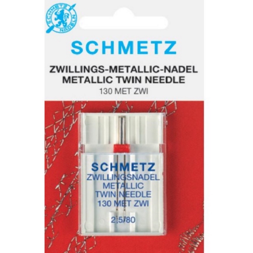 Игла SCHMETZ 130MET ZWI NE 2,5 №80 (1шт/уп)
