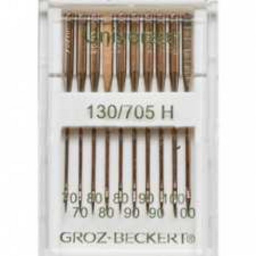 Игла Groz-beckert 130/705H № 70-100 (70(2) 80(3) 90(3) 100(2)(10 шт/уп)