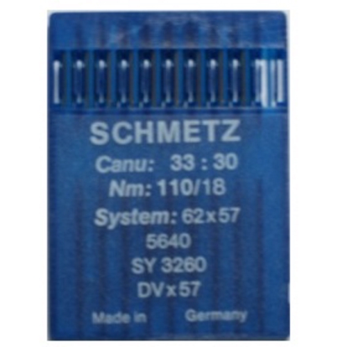 Игла Schmetz DVx57 (62x57) № 110/18