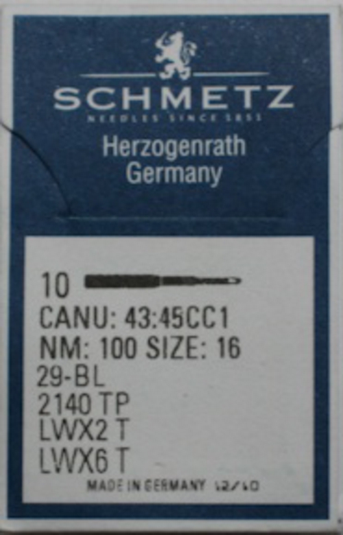 Игла Schmetz LWx6T № 60/8