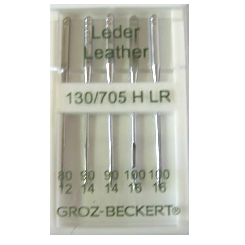 Игла Groz-beckert 130/705H LR № 80-100 (80(1) 90(2) 100(2) (5 шт/уп)