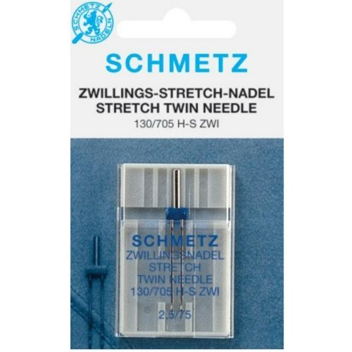Игла SCHMETZ 130/705H-S ZWI NE 4,0 №75 (1шт/уп)